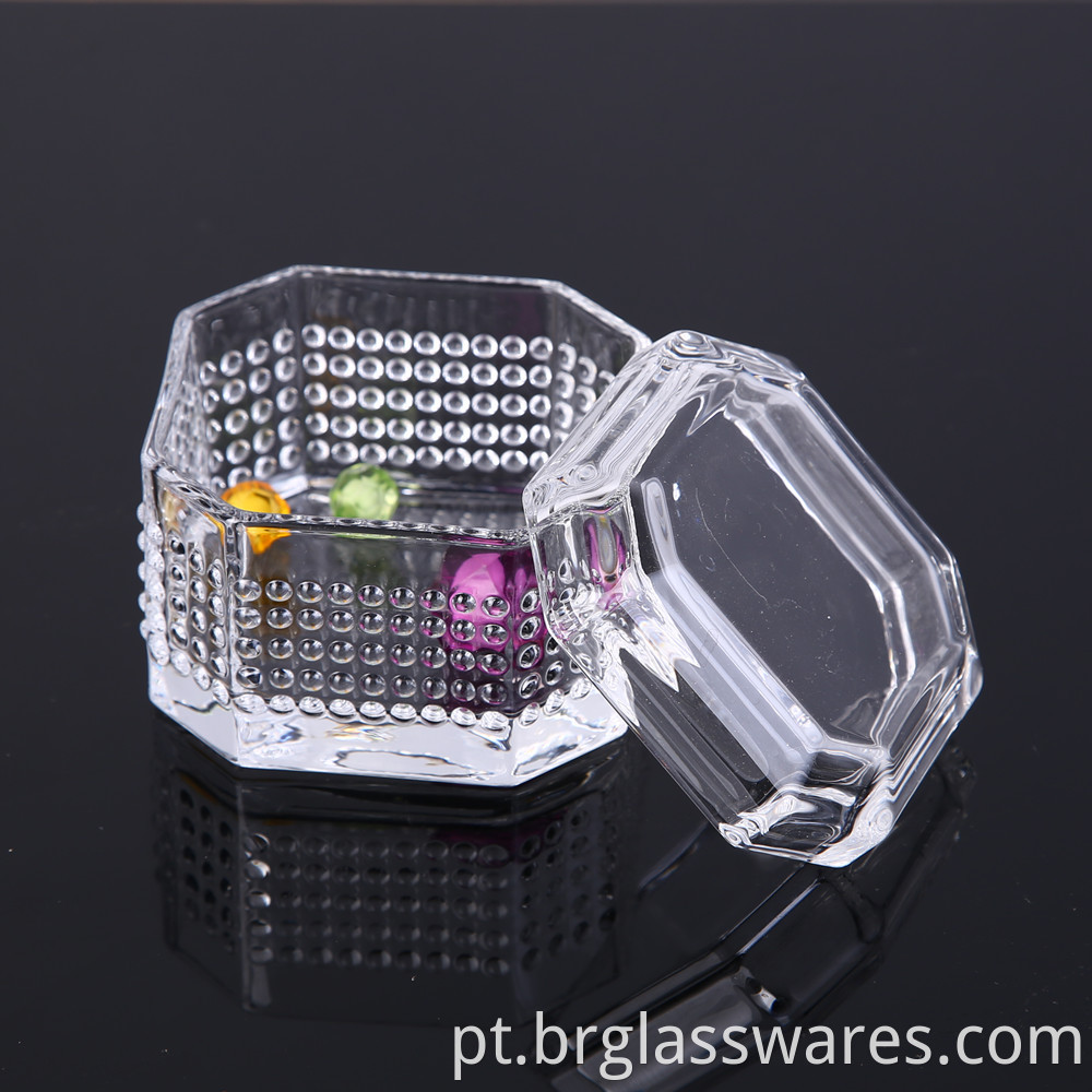 crystal glass jewel box